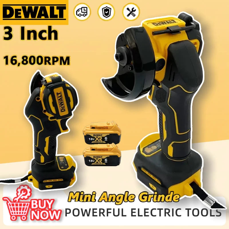 DEWALT 3inch Cordless Grinder Cutting Machine Grinding Polishing  Electric Diamond Cutting Grinder Power Tool For DEWALT Battery