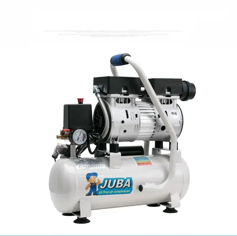 220v Electric Air Compressor Woodworking 8L 9L Air Pump High-pressure Oil-free Silent Decoration High-power Paint Air Compressor