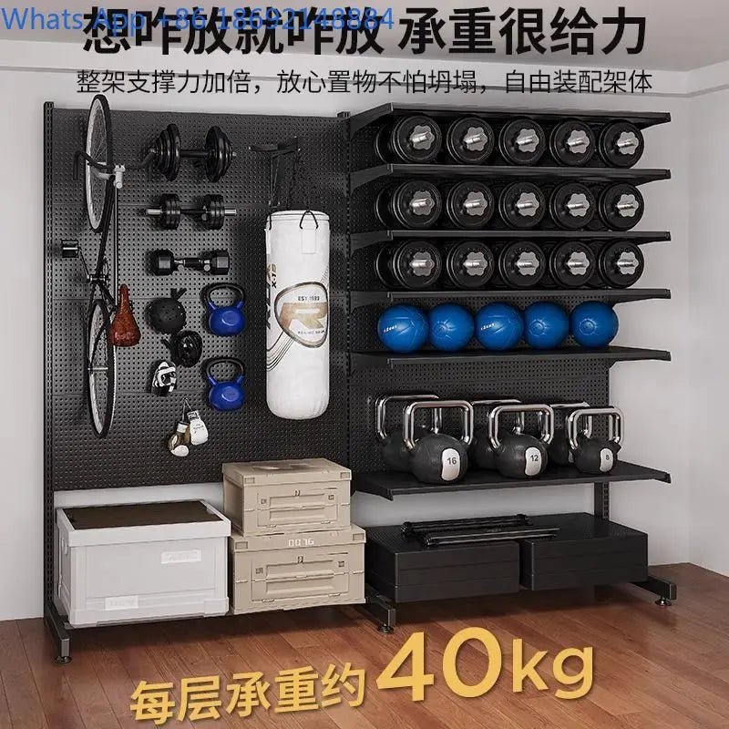 Perforated Board Storage Rack Floor-standing Vertical Hardware Tool Organizer Metal No-drill Household Bookshelf