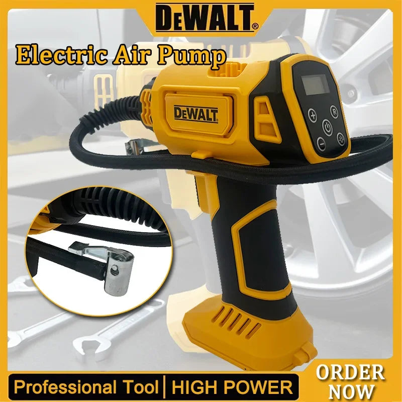 Dewalt Automatic Tire Inflator Battery Air Compressor Cordless Electric Pump with Digital Pressure Gauge for Car Bike for 18V